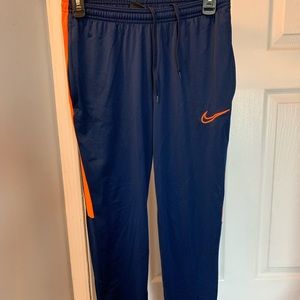 Nike Navy/Orange Track Pants Size Small